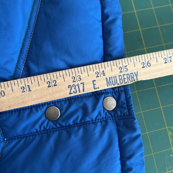 Columbia Women's Blue Quilted Sleeveless Puffer Vest Zip Front sz S Pockets - Picture 6 of 6